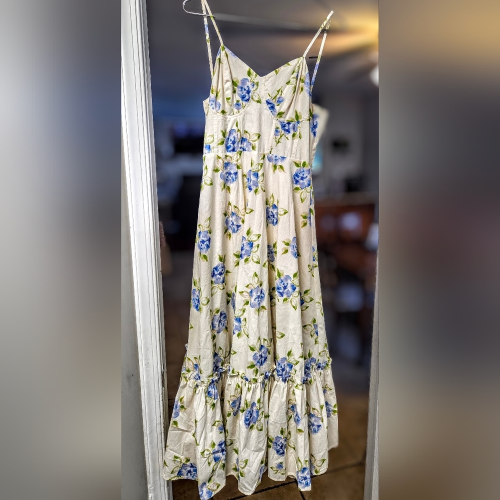 NWT Mable Bustier Back Midi Dress
